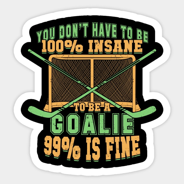 Ice Hockey Goalie Goaltender Gift Sticker by Dolde08